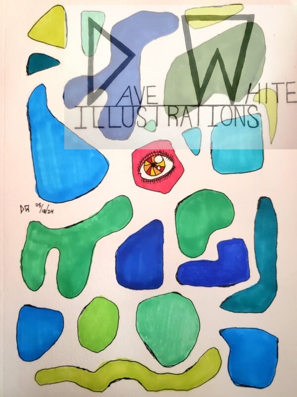 White, Dave. Pieces. May 18, 2024, Dave White Illustrations.