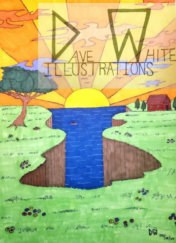 White, Dave. Serenity. May 9, 2024, Dave White Illustrations.