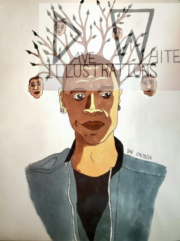 White, Dave. Self-Growth. September 15, 2024, Dave White Illustrations.