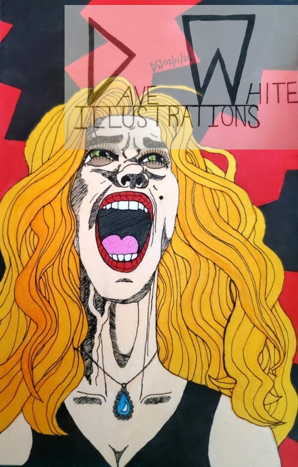 White, Dave. Shriek. February 11, 2025. Dave White Illustrations.
