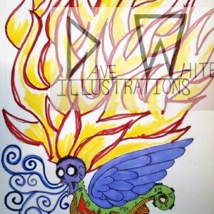 White, Dave. The Ghoul. May 9, 2024, Dave White Illustrations.